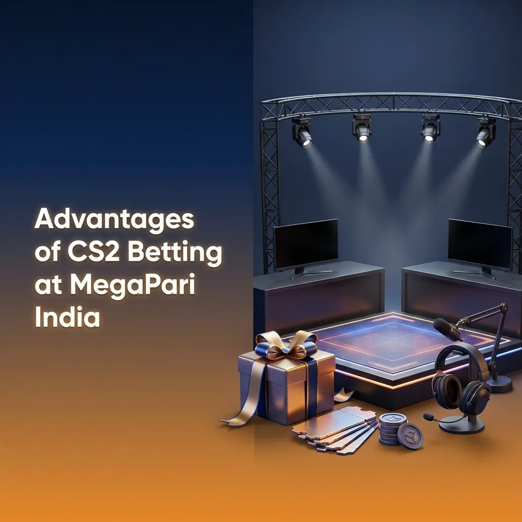 Indian CS2 bettors using MegaPari app on smartphones, highlighting bonuses, local payments, fast markets, and 24/7 support