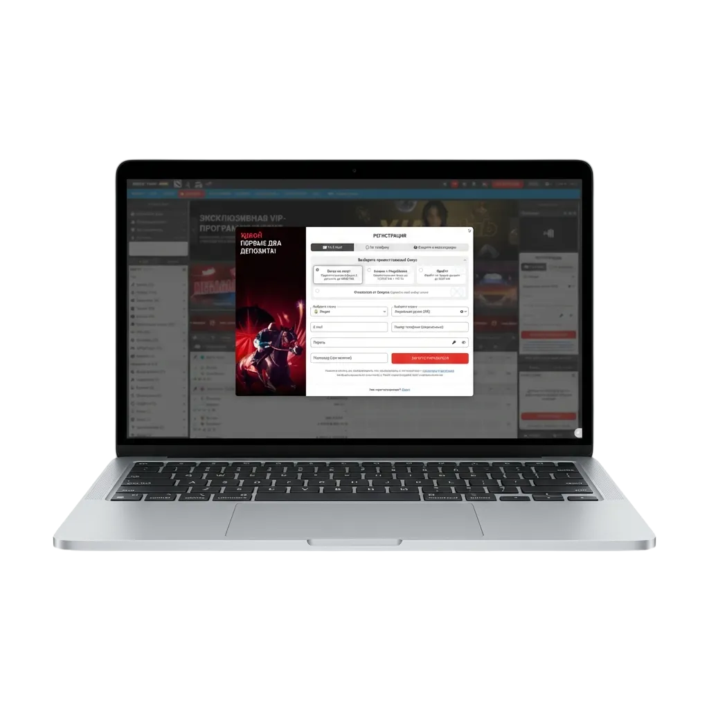Screenshot of MegaPari desktop app on Windows and macOS for slots, live casino, table games and sports betting