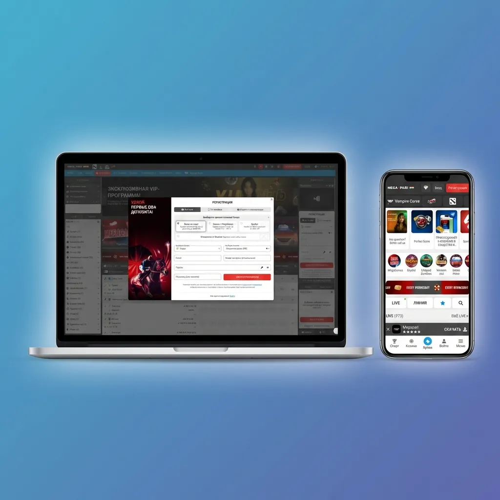 MegaPari India website interface showing clean layout with top sports navigation and side filters for matches, slots and bets