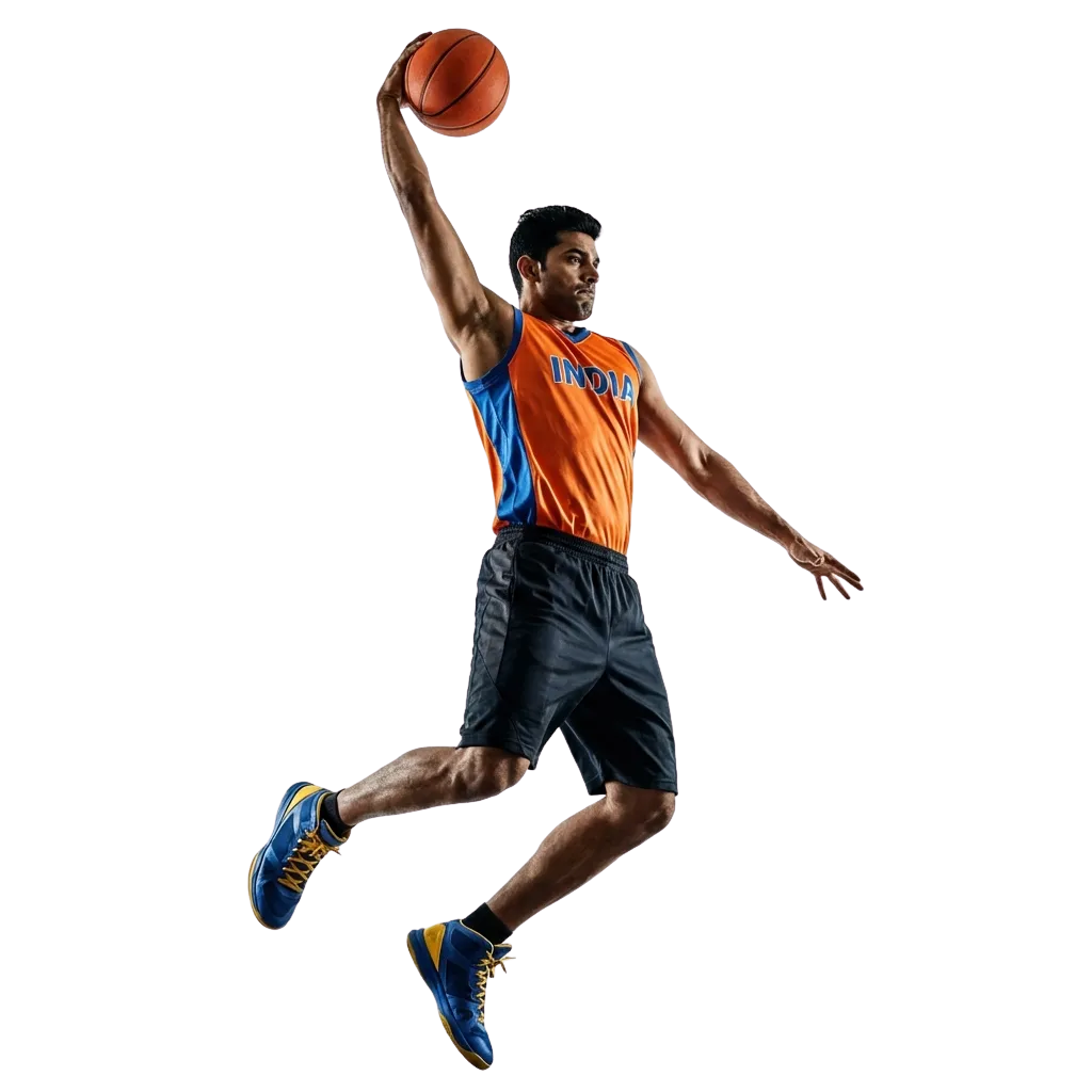 MegaPari basketball betting interface showing live odds, markets, and bonus offer for Indian users on mobile and desktop