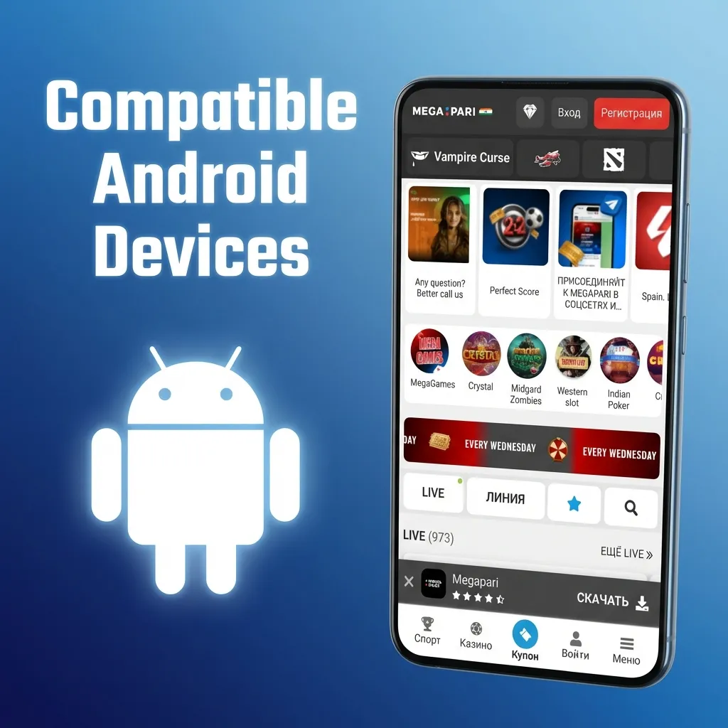 List of compatible mid-range Android phones in India that can smoothly run the MegaPari app