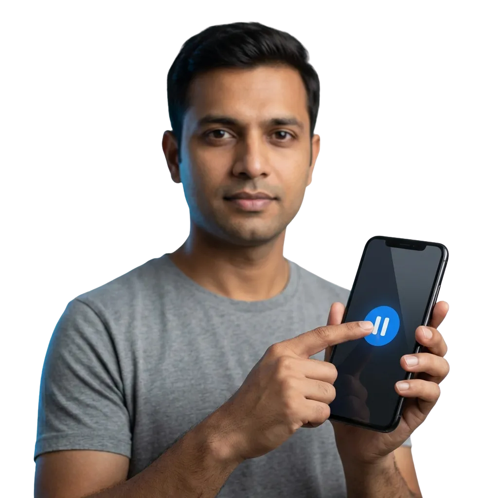 Illustration of responsible gambling with control tools, privacy icons, and players staying safe and in control