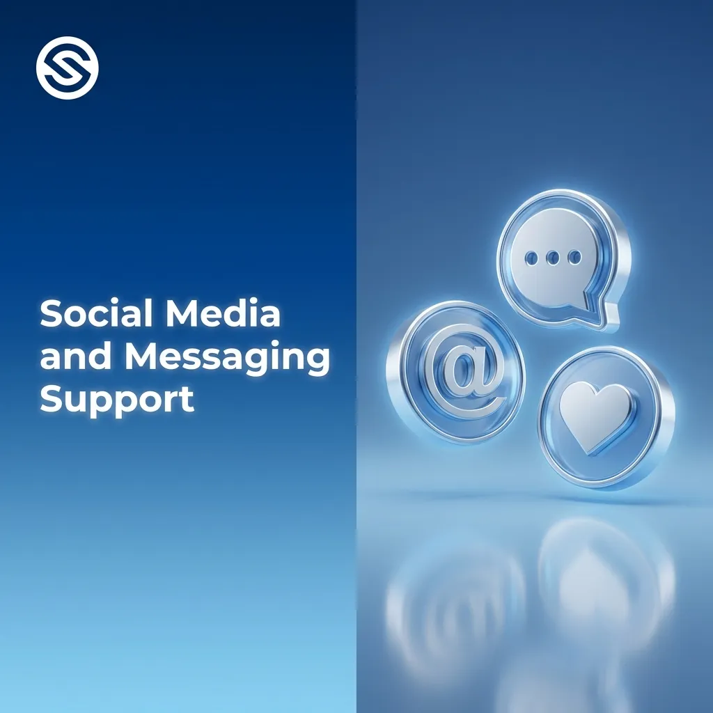 Icons of WhatsApp, Telegram, Facebook, and Twitter representing MegaPari customer support contact options for Indian users