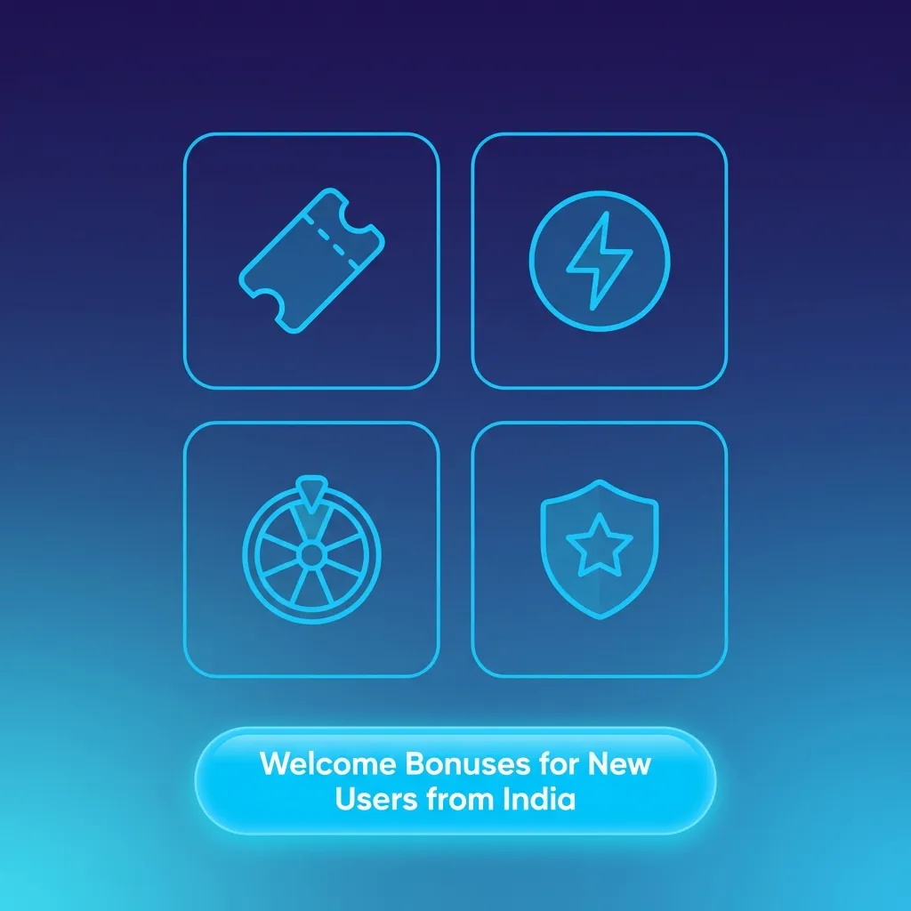 Banner showing “Welcome Bonus for New Users from India” with 133700 INR casino offer and 150 free spins highlighted