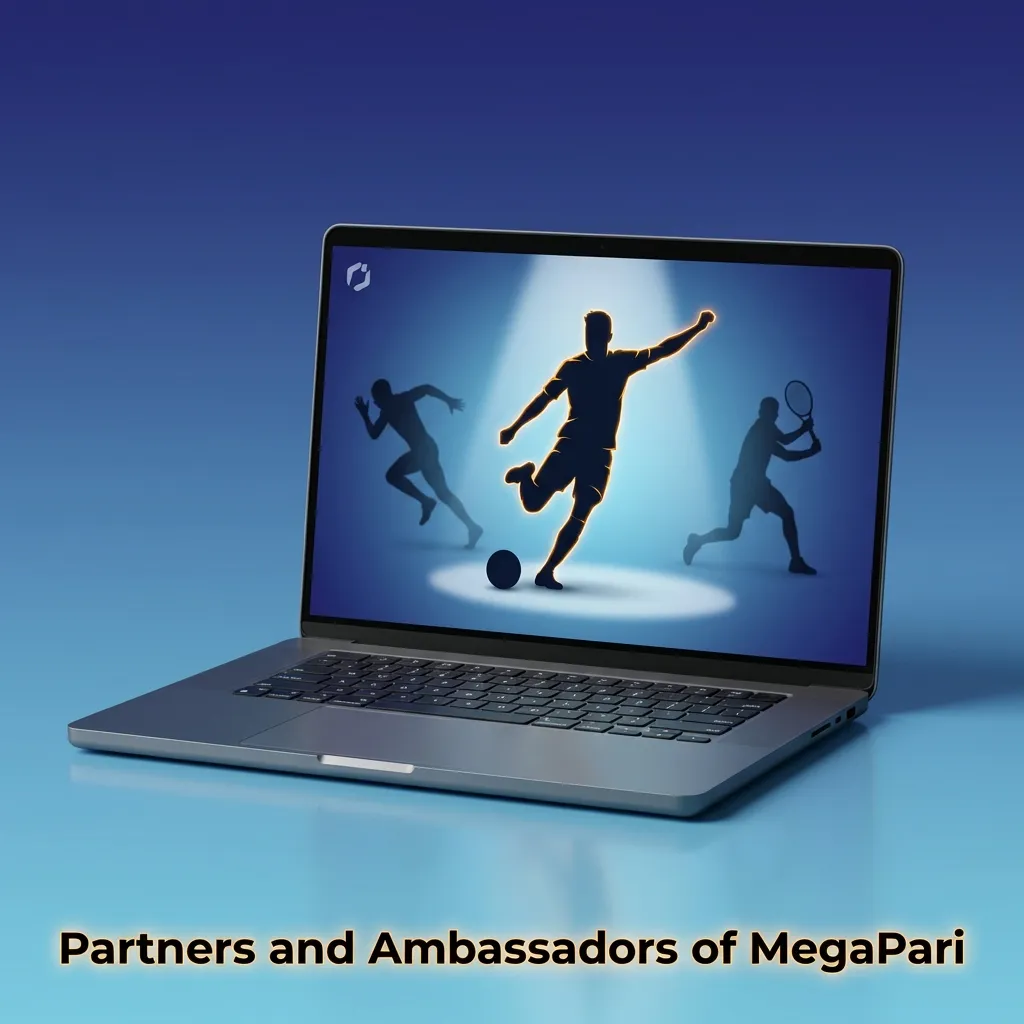 Infographic of MegaPari partners: sports sites, tipsters, affiliates, data providers, and Indian payment gateways