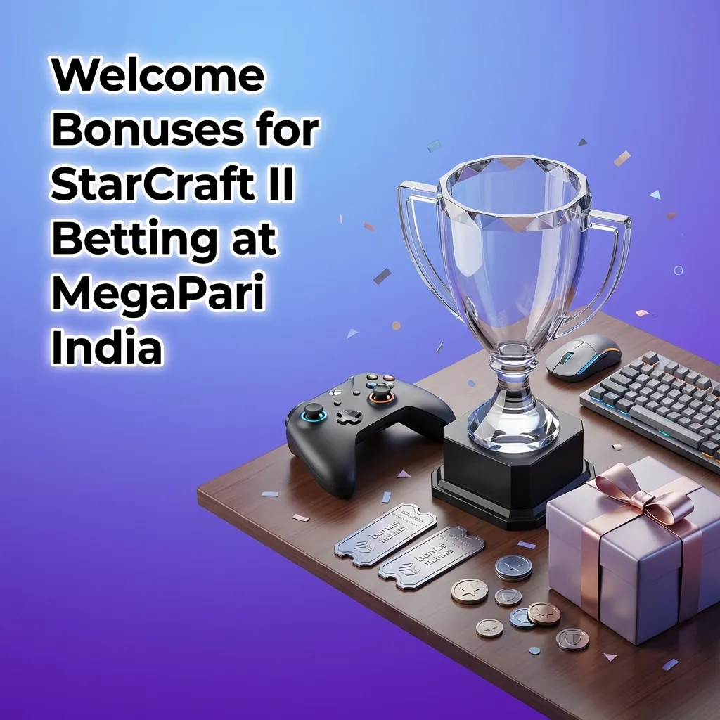Banner: “MegaPari India StarCraft II Welcome Bonus – Up to 133700 INR + 150 Free Spins” with call-to-action button “Claim Bonus”.